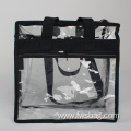 Stadium Tote Bag With Front Zipper Pocket